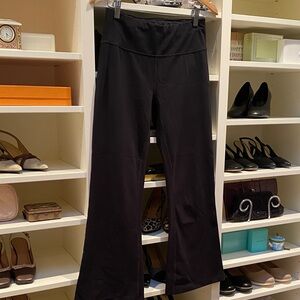 Sweaty Betty London - flattering Black Wide-Leg Women's Pants.  Size M. LIKE NEW
